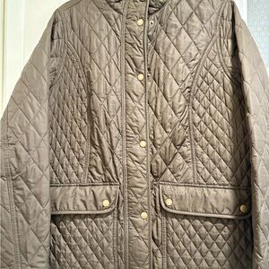 Barbour Women's Utility Jacket - Chocolate Brown size 10